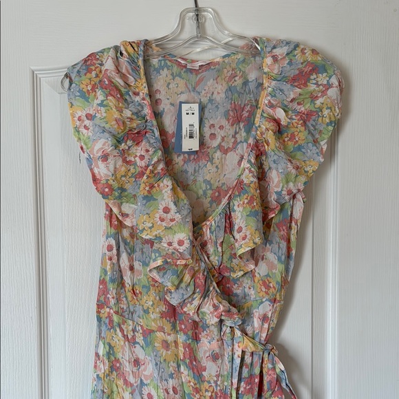 Joe Fresh Asymmetrical Floral Dress - Multicolor - Picture 5 of 6